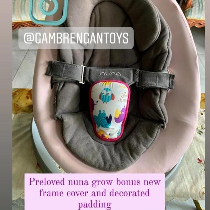 Nuna Grow Pink ada dus baby swing ayunan bayi Preloved Second Bekas