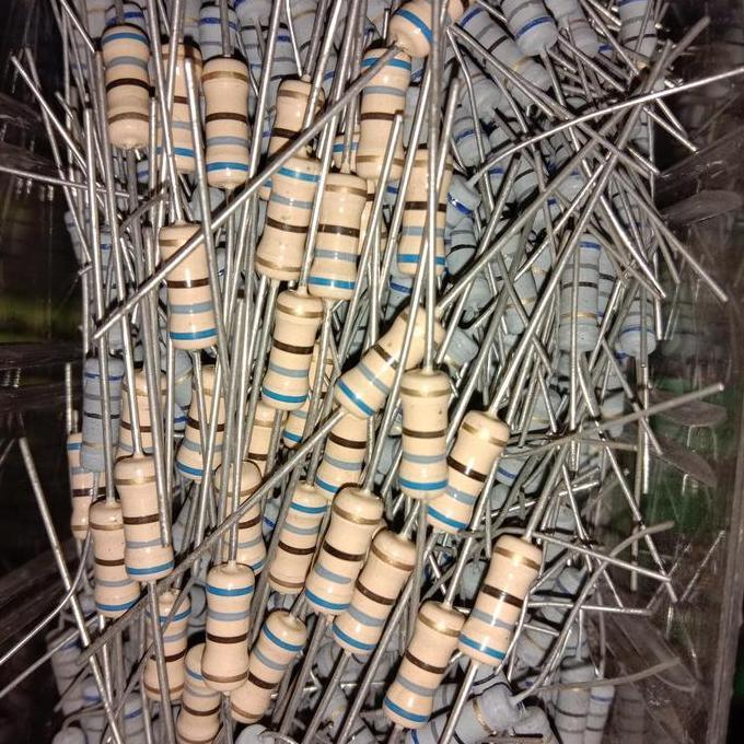 RESISTOR 68 OHM 68R 68OHM 1WATT 1 WATT TOLERANSI 5% PCMED