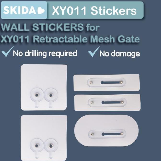 Wall Stickers for XY011 Skida Retractable Safety Gate Perekat Dinding