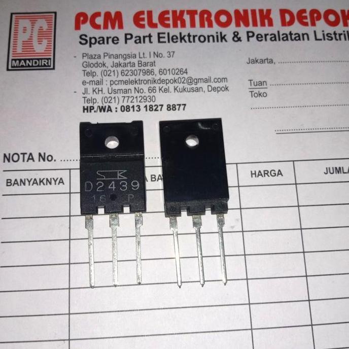 D2439 2SD2439 D 2439 2SD 2 SD2439 ORIGINAL TRANSISTOR TO247 TO-247 PCMED