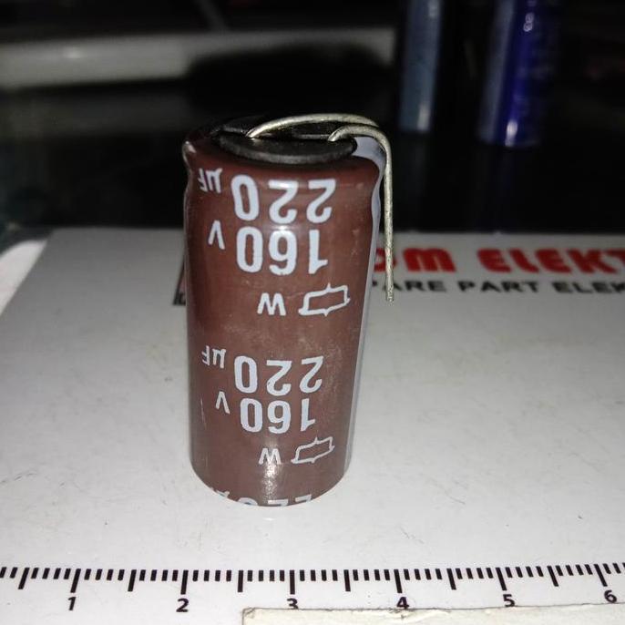 220UF 160V 220 UF 160 V 220.160V 220UF160V ELKO KAPASITOR POLAR PCMED