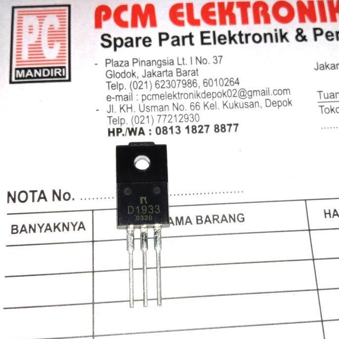 D1933 2SD1933 D 1933 2SD 2 SD1933 TR ORIGINAL TRANSISTOR TO220 TO-220 PCMED