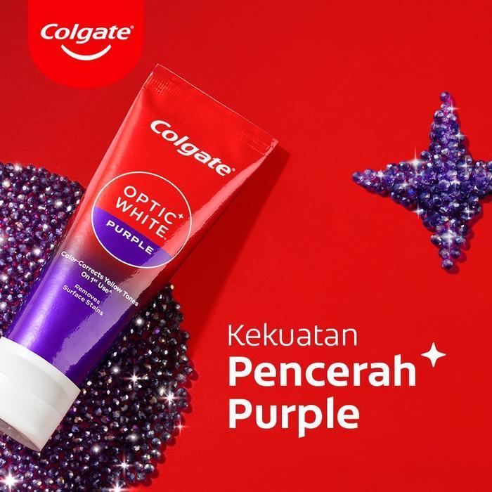 Colgate optic white purple