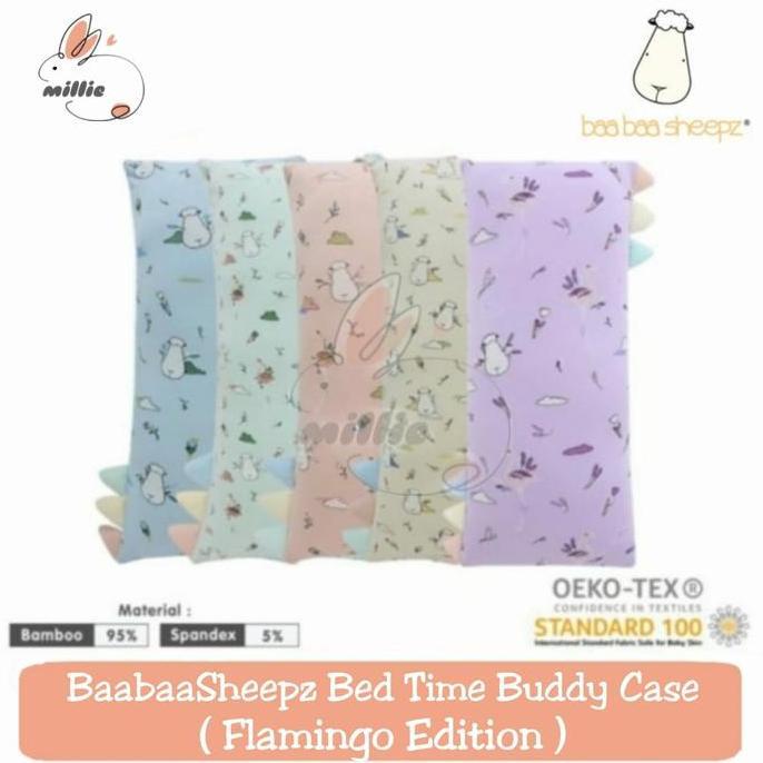 BAABAASHEEPZ BedTime Buddy Flamingo CASE XL XXL | Sarung Bantal Baabaasheepz