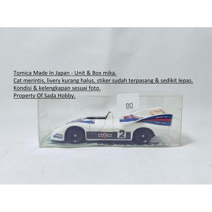 VINTAGE TOMICA FOREIGN F43 PORSCHE 936 TURBO PUTIH JAPAN UNIT ONLY MIX99
