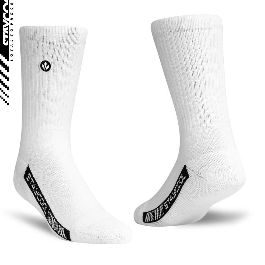 Staycool Socks Kaos Kaki Fashion Basic Og - Off White