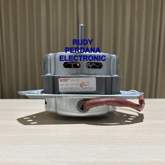 DINAMO SPIN MOTOR MESIN CUCI PENGERING 70W 70 WATT 10MM 5UF A AL ALUMINIUM ALUMUNIUM RAYDEN YYG-70 R