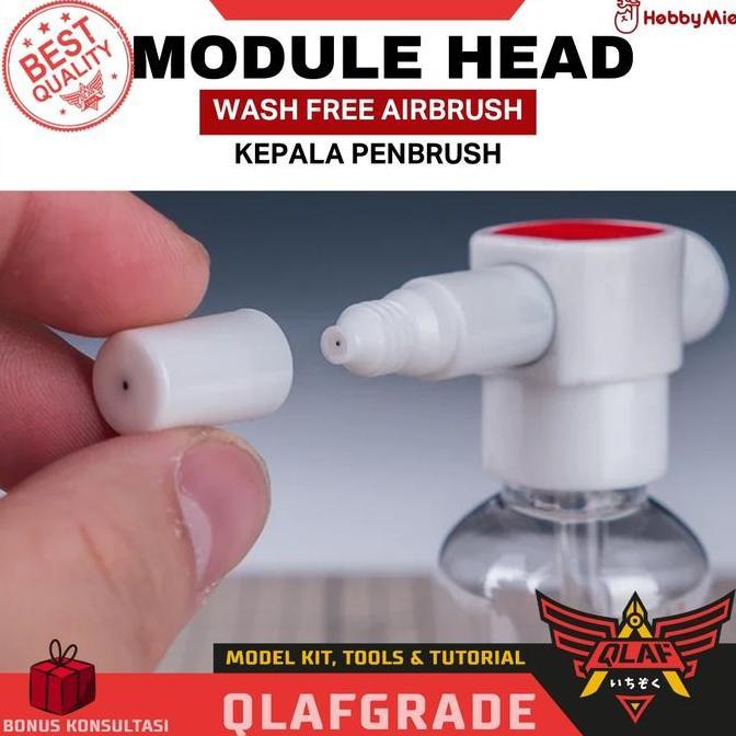 Bestseller- WASH FREE AirBrush MODULE HEAD Hobby mio Clean Free AirBrush - penbrush spray kepala cat