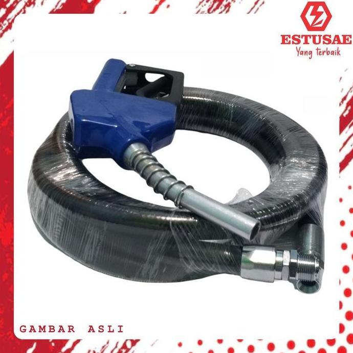 ESTUSAE - PAKET SELANG NOZEL SWIVEL 4M + NOZEL 11A  OTOMATIS Biru Hijau Kuning Diskon