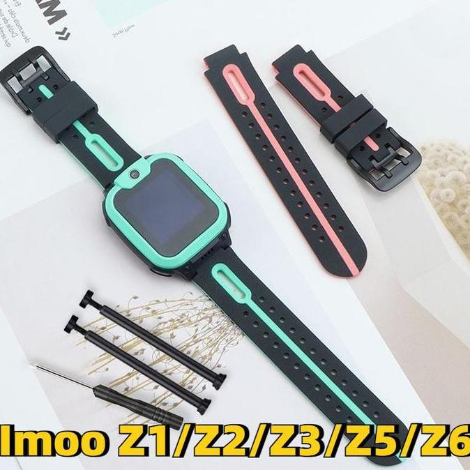 Imoo Z1/Z2/Z3/Z5/Z6 Smartwatch Tali Jam Anak Original - Strap Silicone Rubber Asli