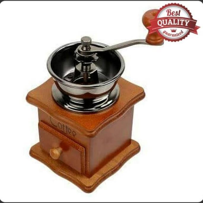 Grinder Manual Kopi Antik Unik Artistik (Alat Penggiling Kopi Antik)