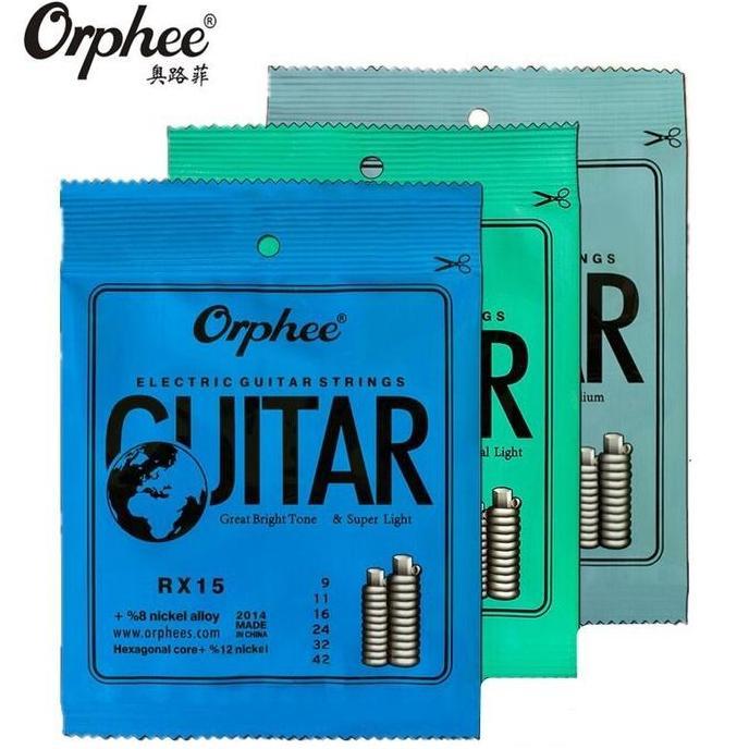 Dnax- Senar Gitar Elektrik Orphee Rx15 Rx17 Rx19 Senar Gitar Orphee Elektrik