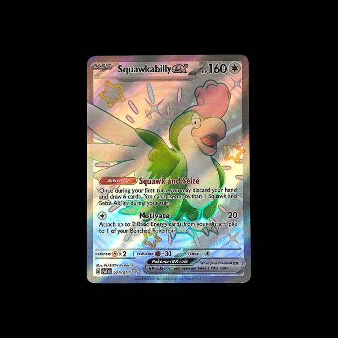 KARTU POKEMON TCG ENGLISH SQUAWKABILLY EX PAFEN 223/091 SSR RG99