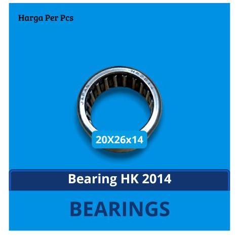 BEARING BAMBU HK 2014 N*N LAHER HK-2014 N*N NEEDLE BEARING TERBARU