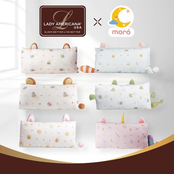 [RANDOM GIFT] Moro Baby Pillow Size Large - Bantal Bayi