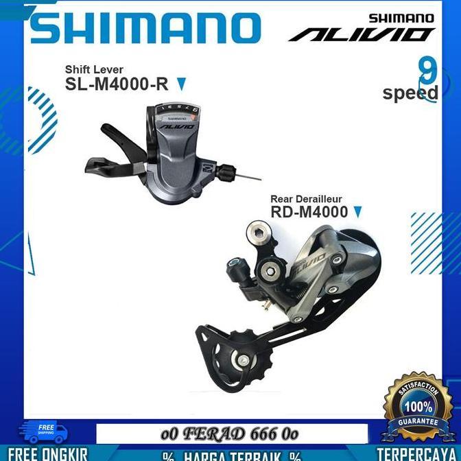 Mini Groupset 7/8/9 Speed Shifter RD Tourney/Altus/Acera/Alivio Single Speed Universal Bike Sepeda O