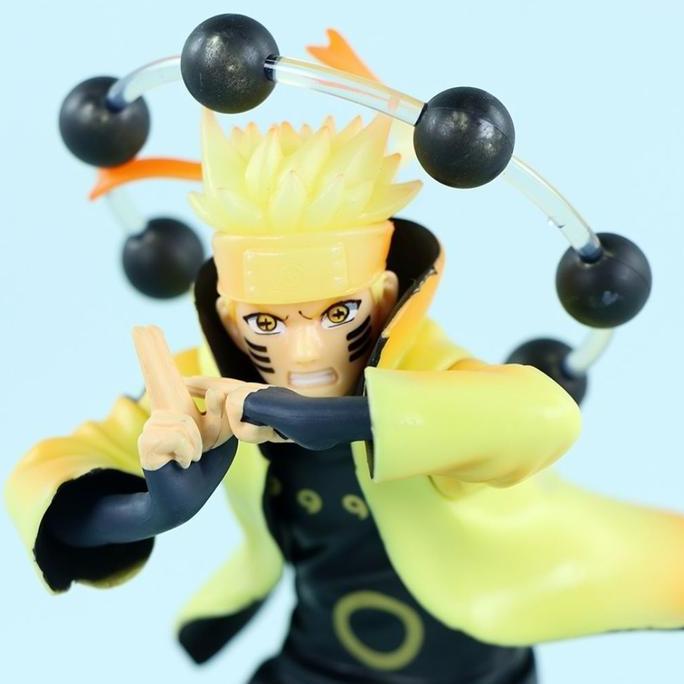 Action Figure Naruto - Pajangan Miniatur Naruto Rikudo Sasuke Kakashi Hokage Kurama Mode