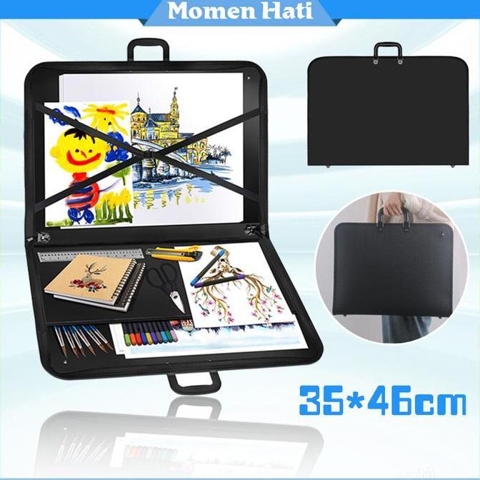 SMG Drawing Bag Waterproof Ukuran A3 PP Tas Gambar Menggambar