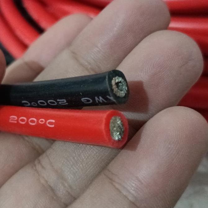 Kabel 8Awg Kabel Awg8 8 Awg Kabel Silicone Silicon Cable Rc Lentur