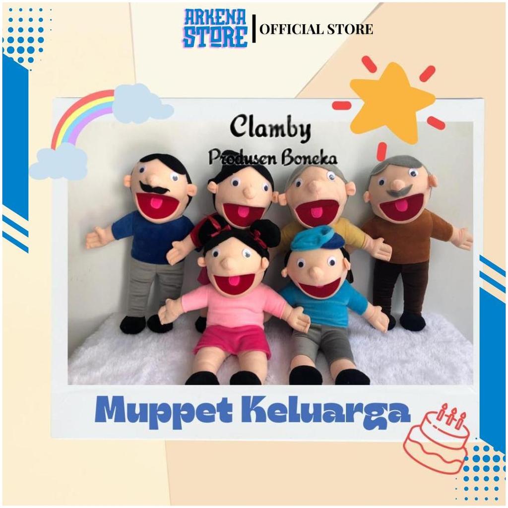 Mainan Anak Boneka Puppet/Boneka Tangan Muppet Karakter Ibu / Muppet Keluarga CI Cod