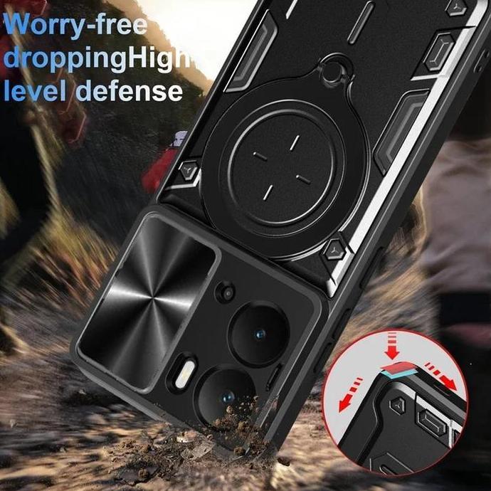Compatible for REALME 14 5G / 14T / P3 5G MAGNETIC CASE SLIDE CAMERA REALME 14 5G Aksesoris Handphon