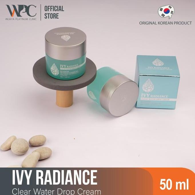 Clips- Ivy Radiance Clear Ter Drop Cream 50Ml Pelembab Skincare Jah Moisturizer Glowing Cerah Non-Co