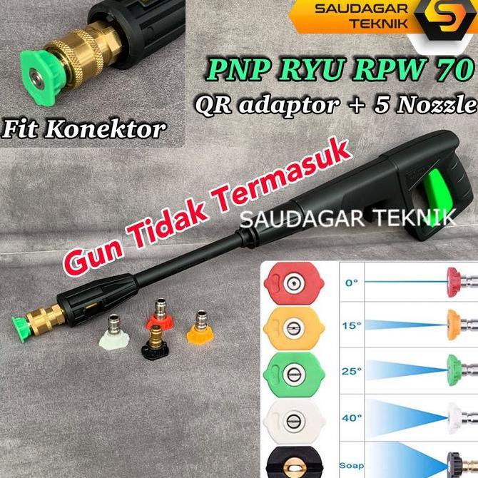 Adaptor Quick Release Gun Ryu RPW 70 Quick Coupler Ryu RPW70
