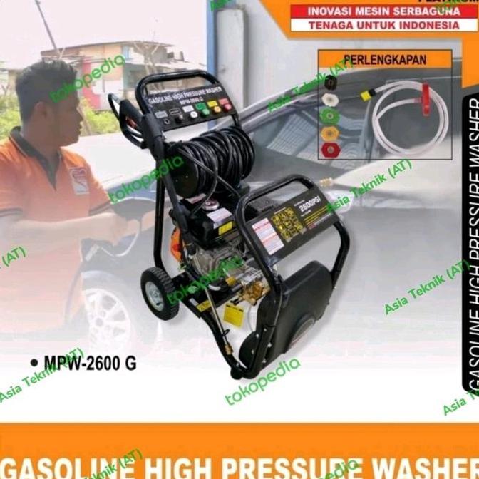 Mesin Bensin Gasoline High Pressure Washer Matsumoto MPW-2600 G