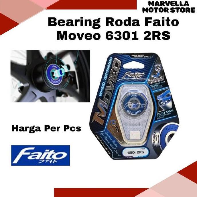 Laher Bearing Roda Moveo Faito 6301 2RS
