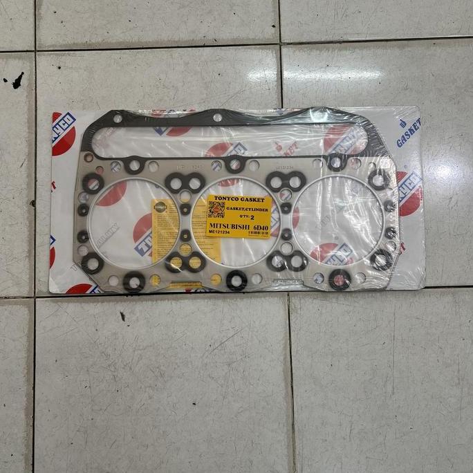 Gasket Cylinder Head Packing Head Paking Kop Deksel Mitsubishi 6D40 Tonyco Hemat