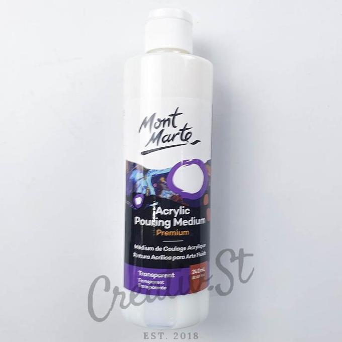MONT MARTE ACRYLIC POURING MEDIUM 240 ML CAIRAN PENGENCER CAT AKRILIK