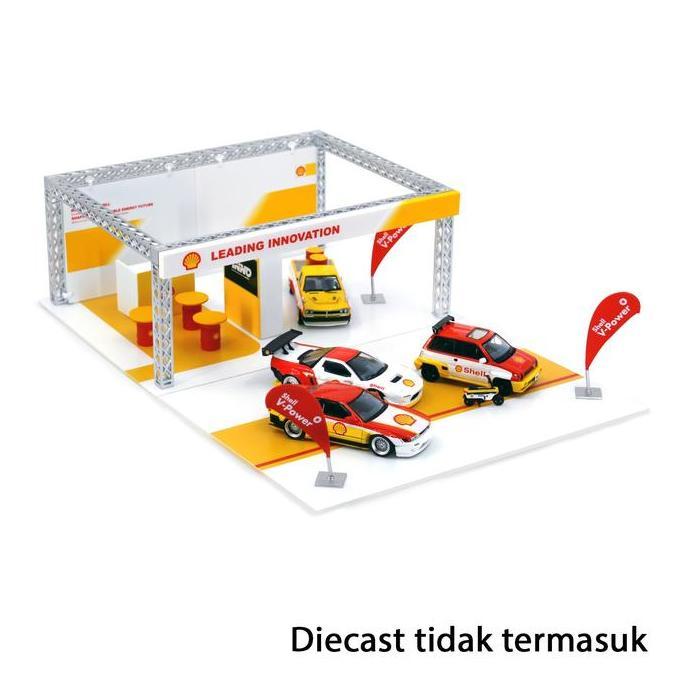 INNO64 DIORAMA "SHELL" KIOSK DIORAMA DIO64-001-SHELL
