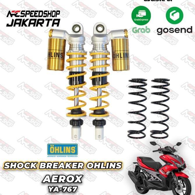 Shock Breaker Ohlins Yamaha Aerox 155 Dual Spring Original YA 767