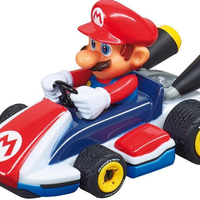 Carrera FIRST Race Mario Kart Miniature Race Track Pinwheels Playset