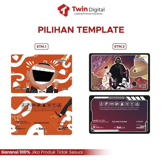 VABELA_CONSIEN - CUSTOM E-TOLL FLAZZ BCA E-MONEY MANDIRI CARD- KARTU TOLL EDISI MOVIE'S