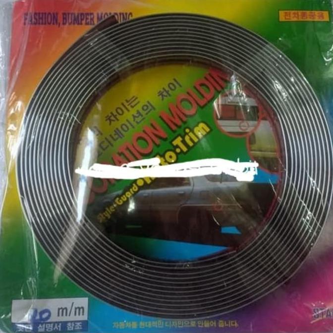 :=:=:=:=] lis kaca mobil moulding list chrome lis krom kaca universal lebar 2 cm
