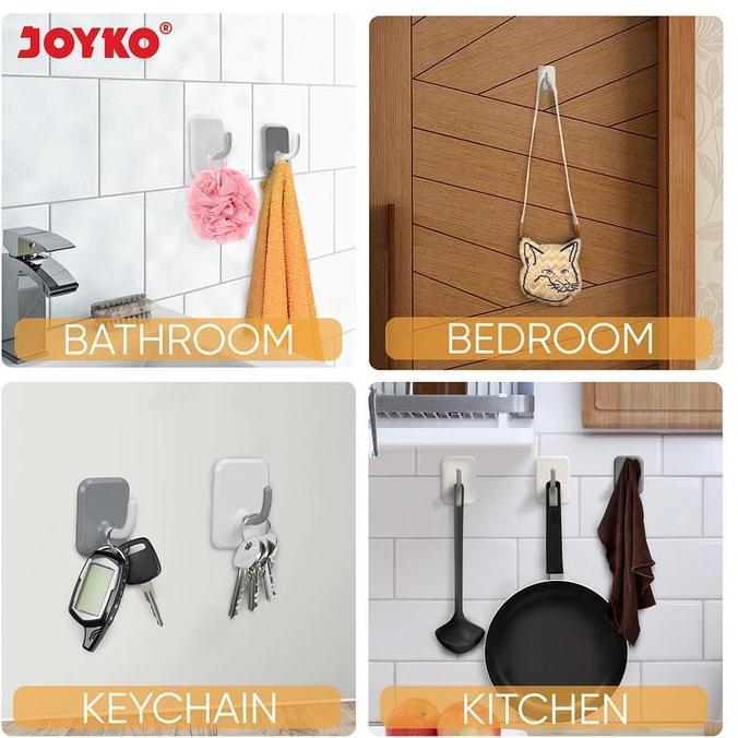 Joyko ADHK-3050 Gantungan Adhesive Hook Tempel Dinding Perekat