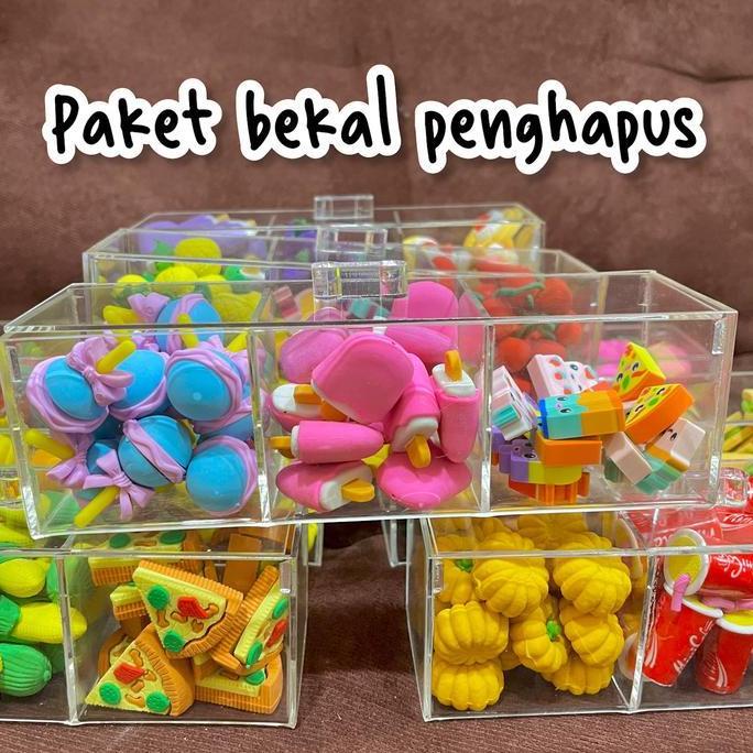 Pilihan - Paket Bekal Penghapus / Penghapus Karakter / Penghapus Bentuk Makanan / Penghapus Jepang /