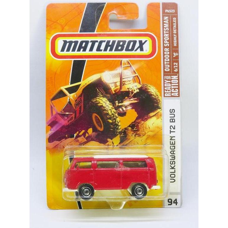 AT99 MATCHBOX VOLKSWAGEN VW T2 BUS KOMBI - MERAH