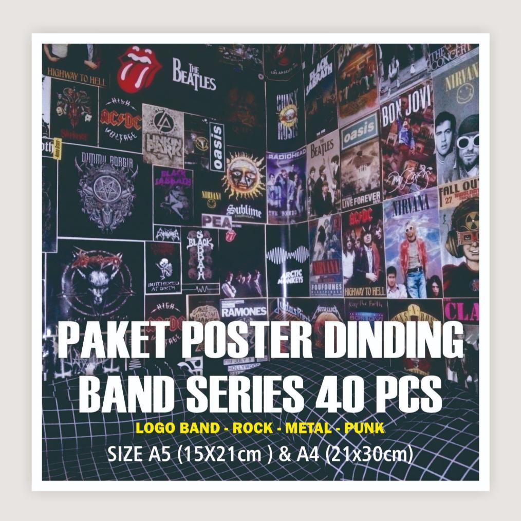 Poster Dinding Aesthetic | Poster Band Series