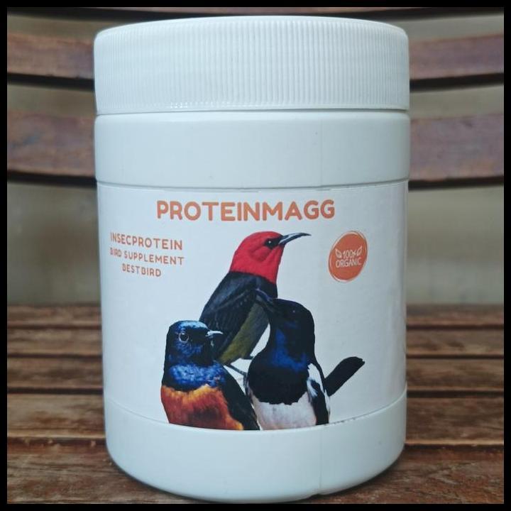 New Product Proteinmagg Natural Protein Supplement Untuk Burung Kicau Gacor 250Gr
