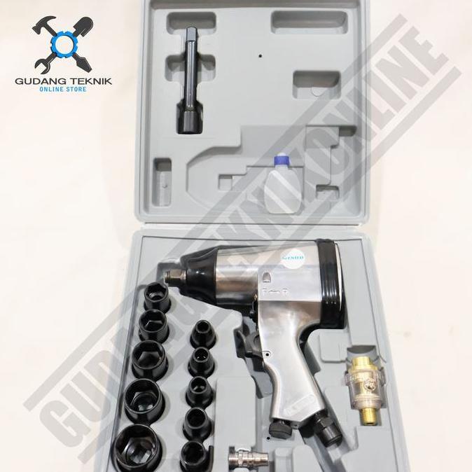 RANMEU Air Impact Wrench Kit WESTCO 1/2" Alat Buka Baut Angin 1/2 inch WESTCO