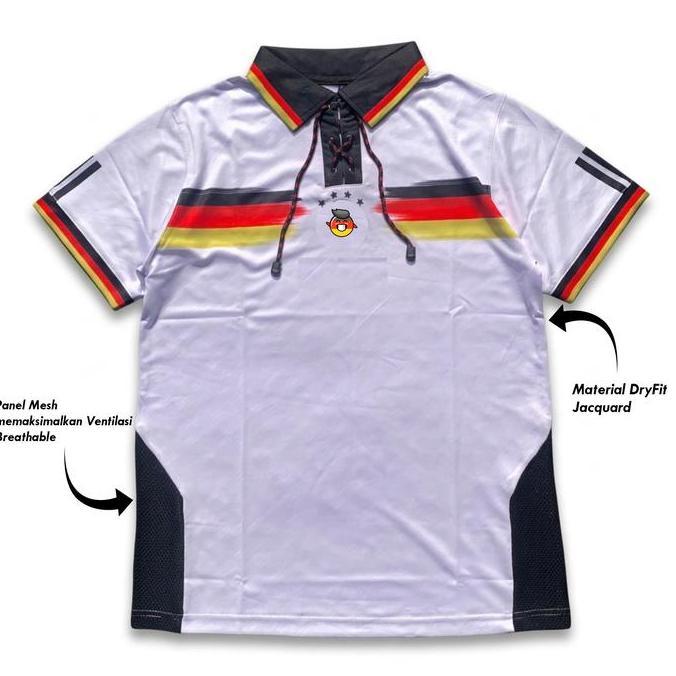 Jersey Fanstasy Casual Vintage Retro Jerman Germany material Jacquard 160 gsm