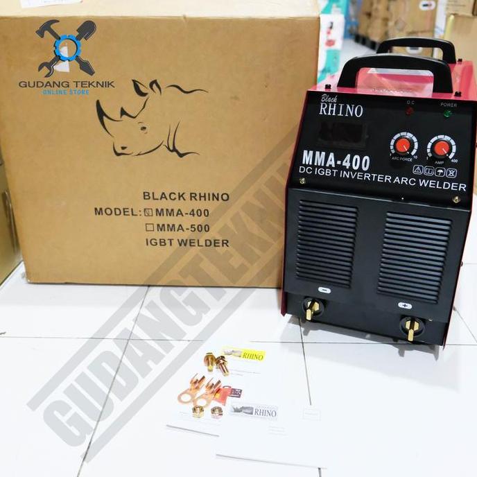 RANMEU Mesin Las Listrik Rhino MMA 400A 3phase - Mesin Trafo las Rhino