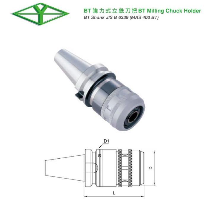 NABEEM Arbor BT50 SC32 105 YEONG YIH Milling Collet Chuck BT 50 SC 32 Holder