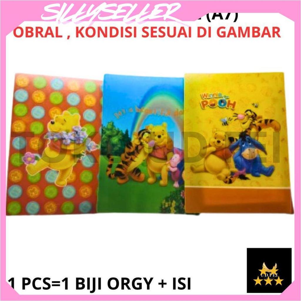 (1 PCS = 1 BIJI)  MAP ORGI/ MAP ORGI A7/ BINDER KECIL FANCY UDF
