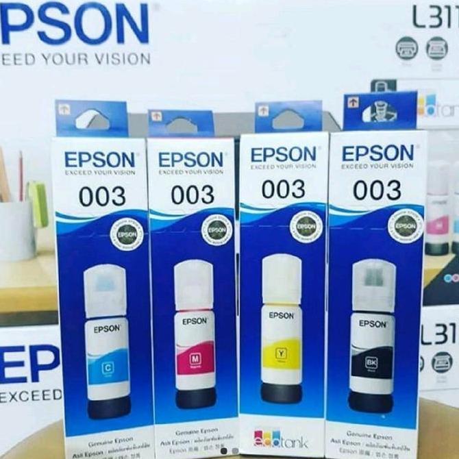 DF120 - TINTA 003 ORIGINAL L3210 - Hitam Tinta Epson printer epson
