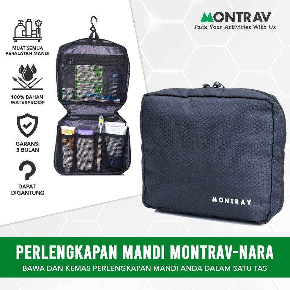 Montrav - Tas Tempat Sabun - Tas Alat Mandi Traveling - Nara