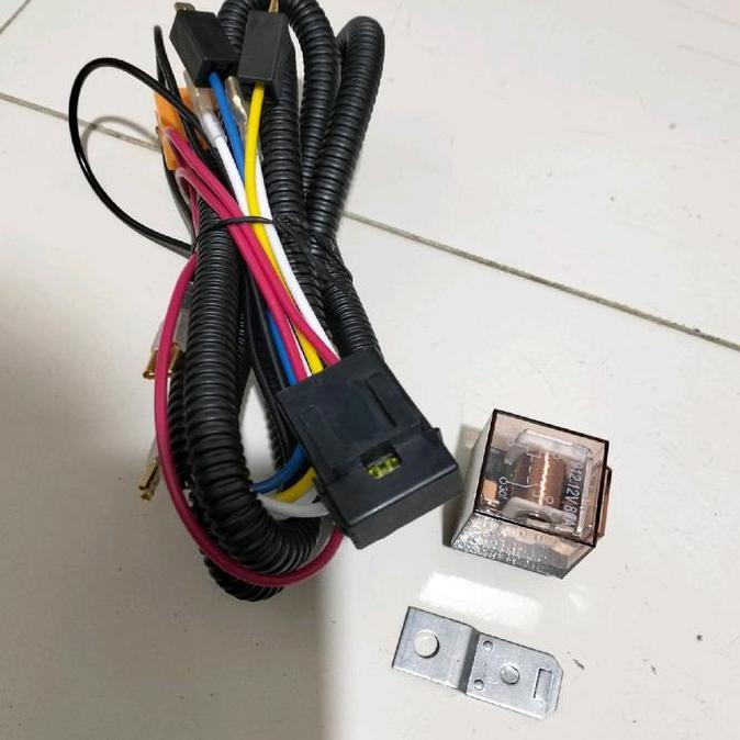 KABEL RELAY LAMPU TEMBAK MOTOR RELAY LAMPU TEMBAK LED MOTOR KABEL KOMPLIT LAMPU LED KABEL KOMPLIT PA