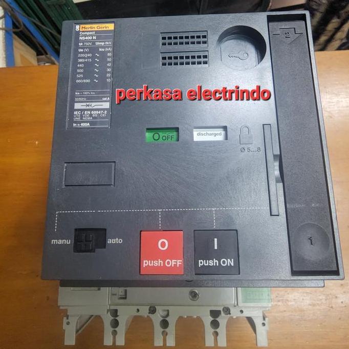 HARGA DISC - MCCB NS400N 4P 400A+MOTORIZED MERLIN GERIN